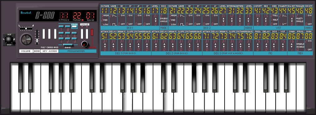 korg poly 800 ii features